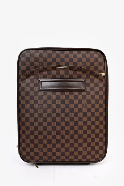 Louis Vuitton 2002 Damier Ebene Pegase 45 Suitcase