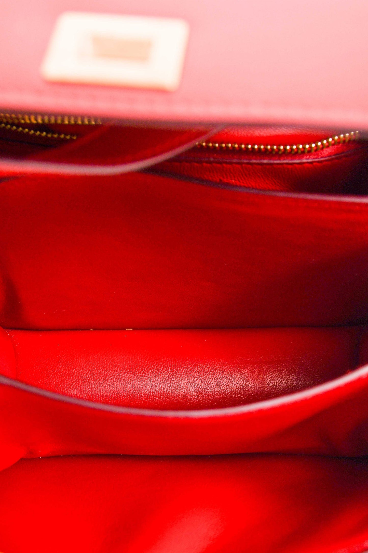 Celine 2016 Red Leather Nano Classic Box Bag