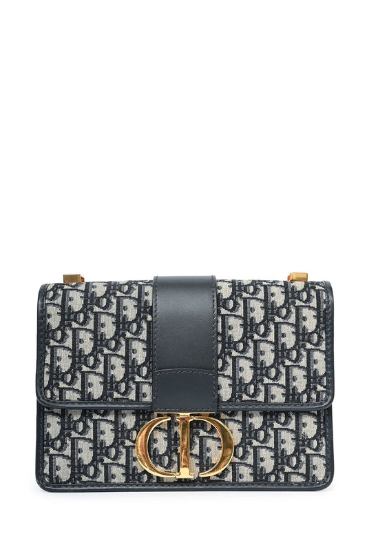 Christian Dior Canvas Oblique Leather 30 Montaigne Crossbody