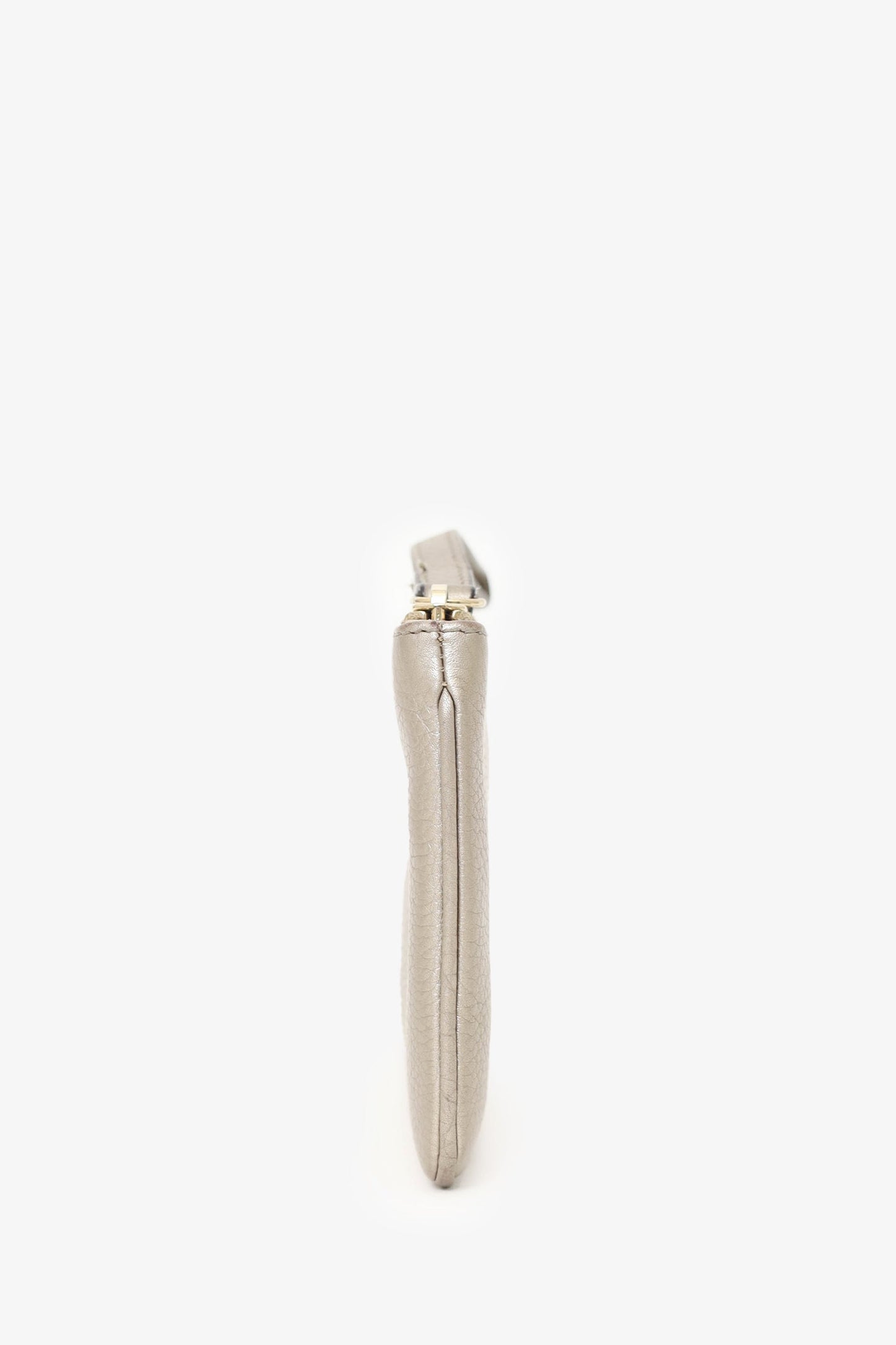 Gucci Gold Leather Wristlet