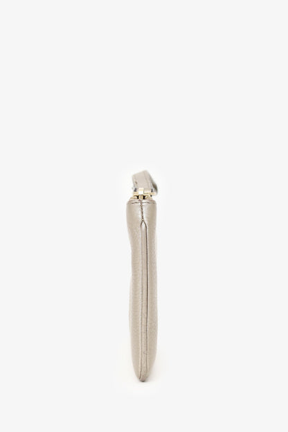 Gucci Gold Leather Wristlet