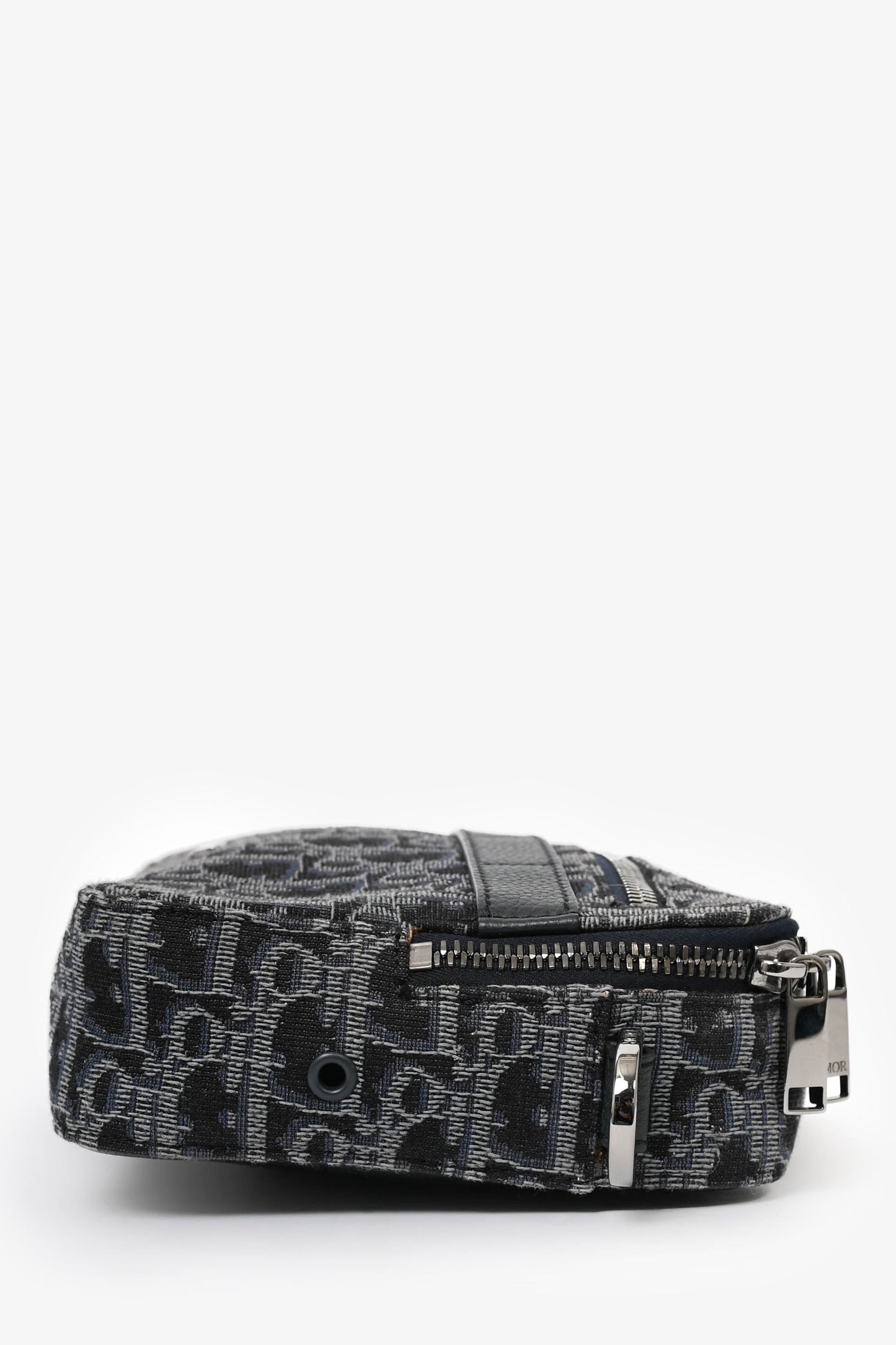 Christian Dior 2019 Blue Oblique 'Sac Safari' Messenger Bag