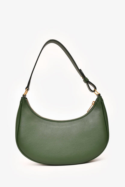 Celine 2017 Green Leather Ava Shoulder Bag