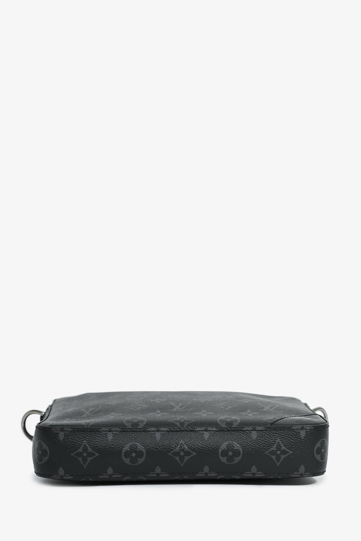 Louis Vuitton Monogram Eclipse Canvas Messenger Bag with Pouch (As Is)