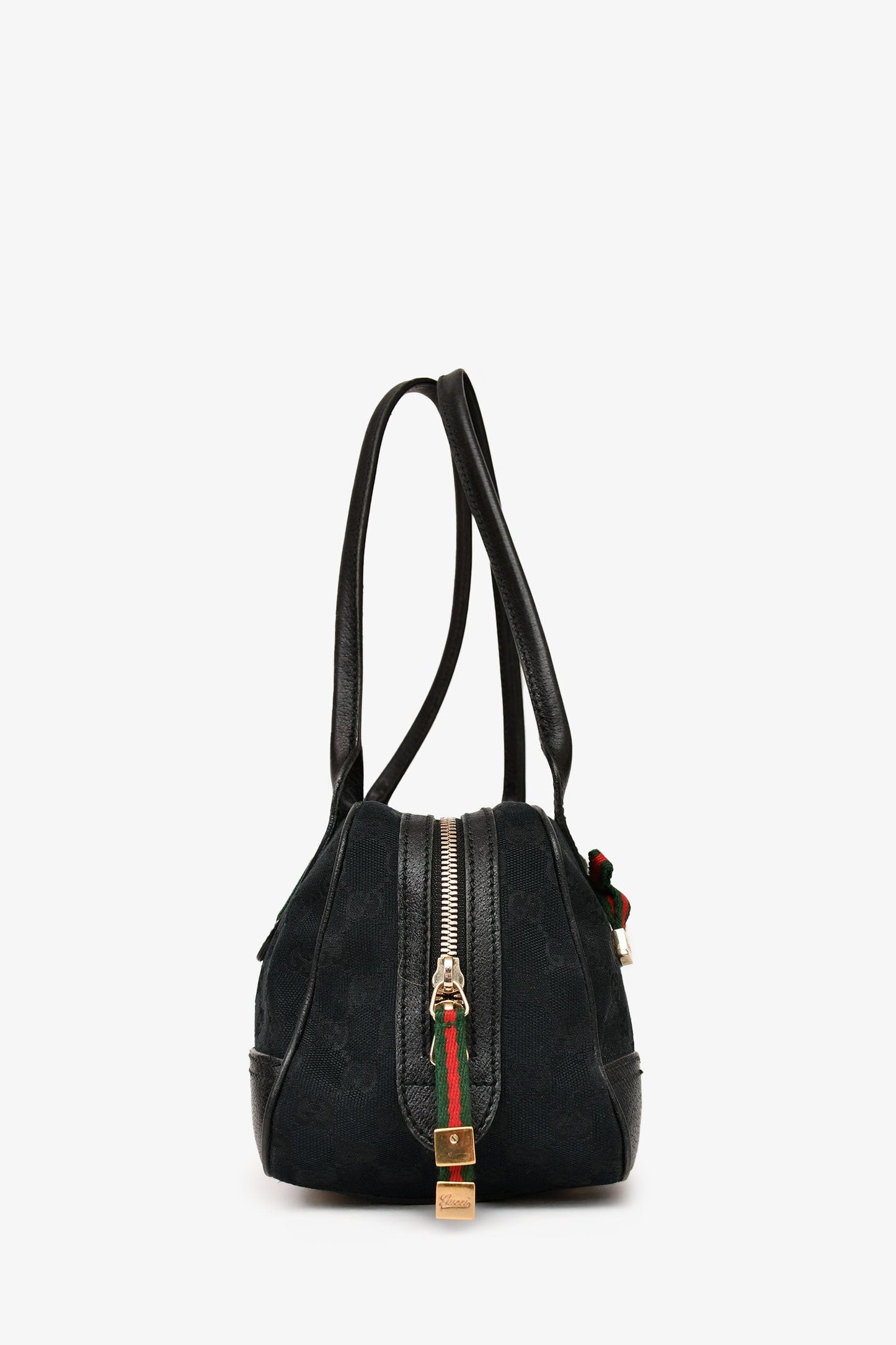 Gucci Black GG Canvas 'Princy' Hobo Bag