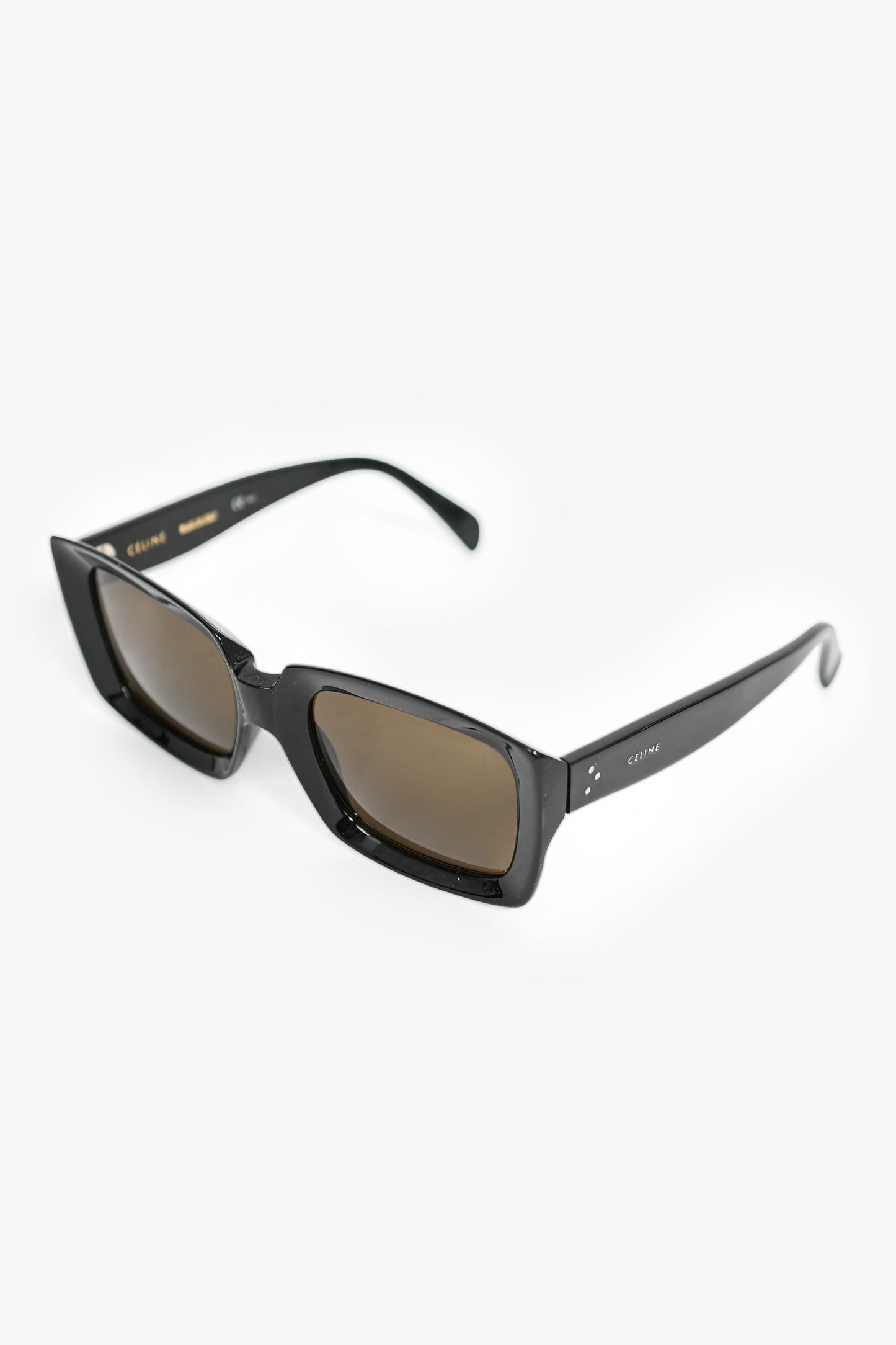 Celine Black Rectangle Sunglasses