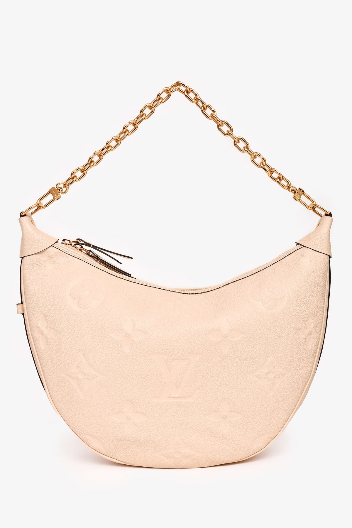 Louis Vuitton Cream Monogram Empreinte Loop Hobo Bag