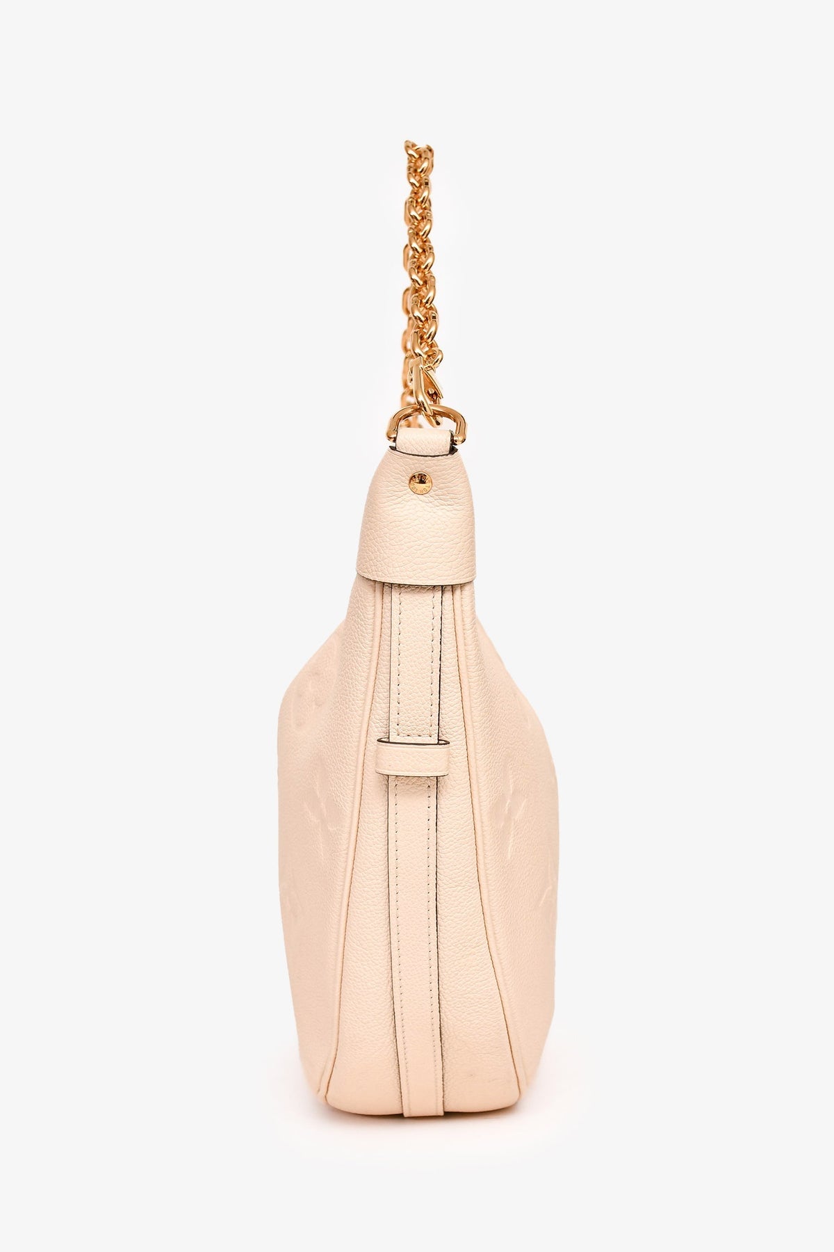 Louis Vuitton Cream Monogram Empreinte Loop Hobo Bag
