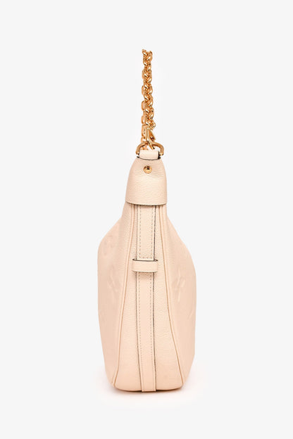 Louis Vuitton Cream Monogram Empreinte Loop Hobo Bag