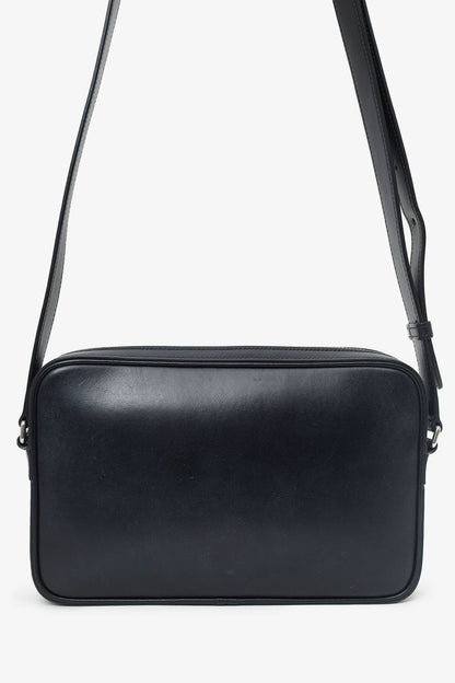 Celine Black Logo Messenger Bag