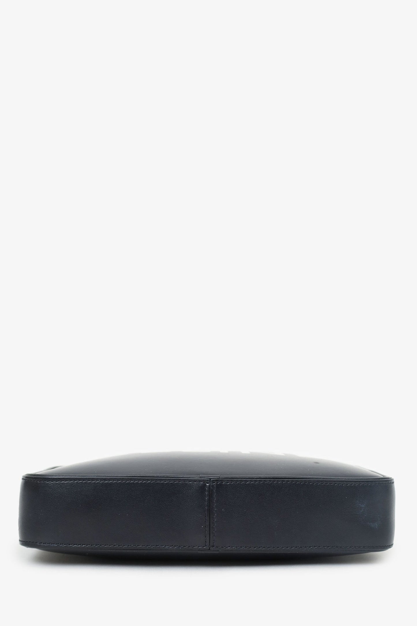 Celine Black Logo Messenger Bag