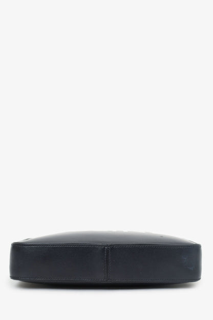 Celine Black Logo Messenger Bag
