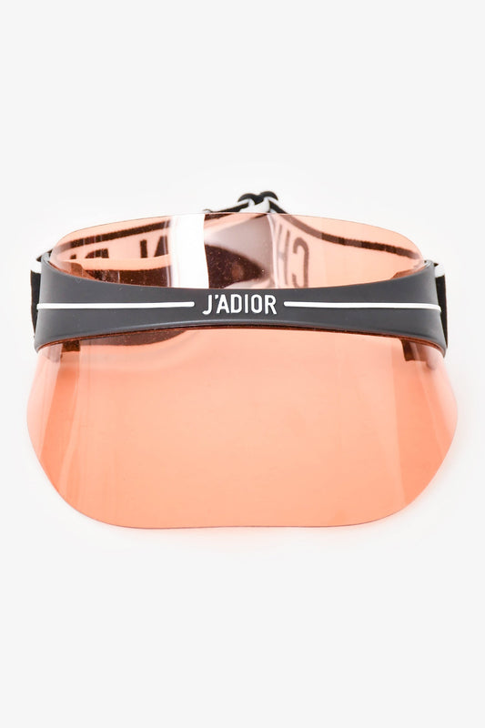 Christian Dior Orange/Black Dior Club1 Visor