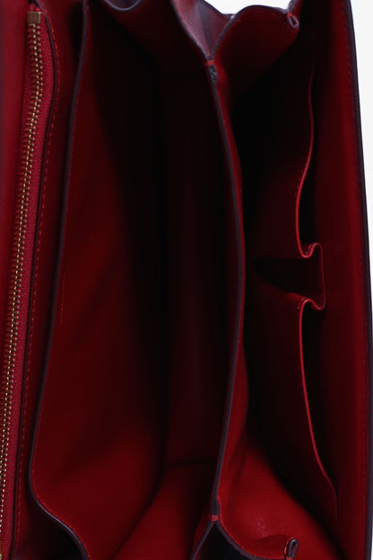 Celine 2019 Red Smooth Leather Medium Box Bag