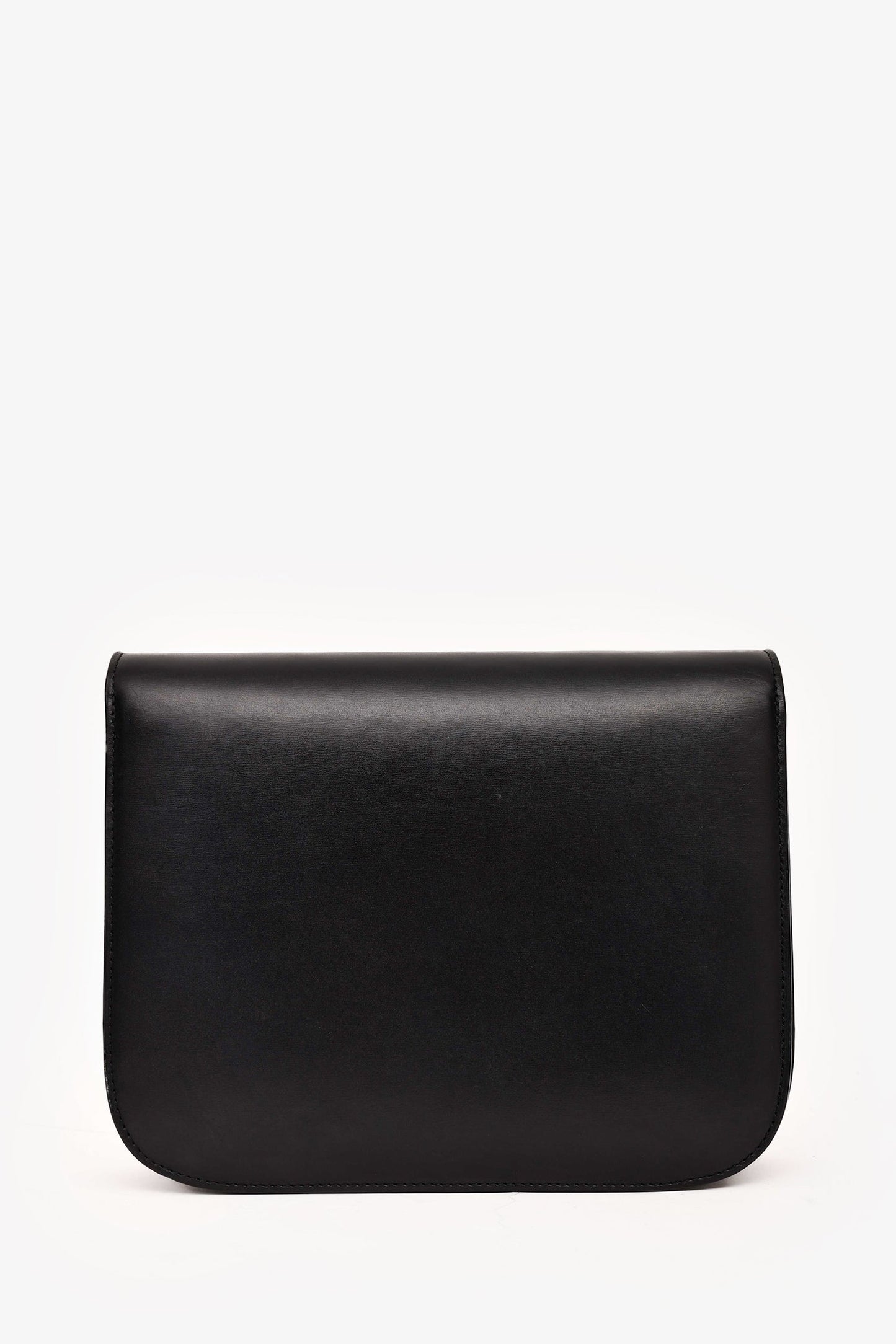 Celine Black Leather Medium Box Crossbody (As Is)