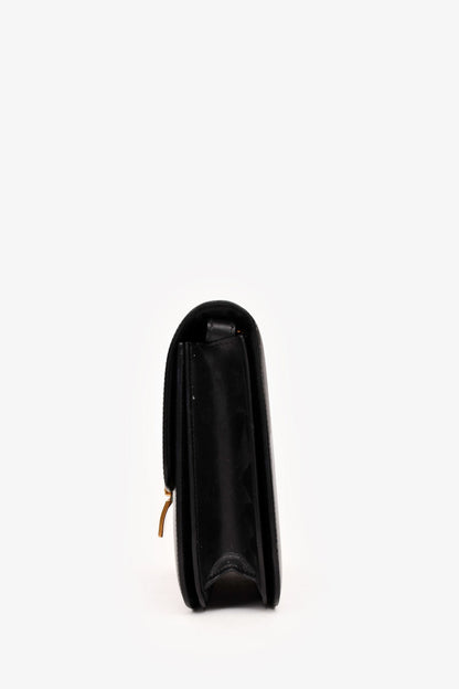 Celine Black Leather Medium Box Crossbody (As Is)
