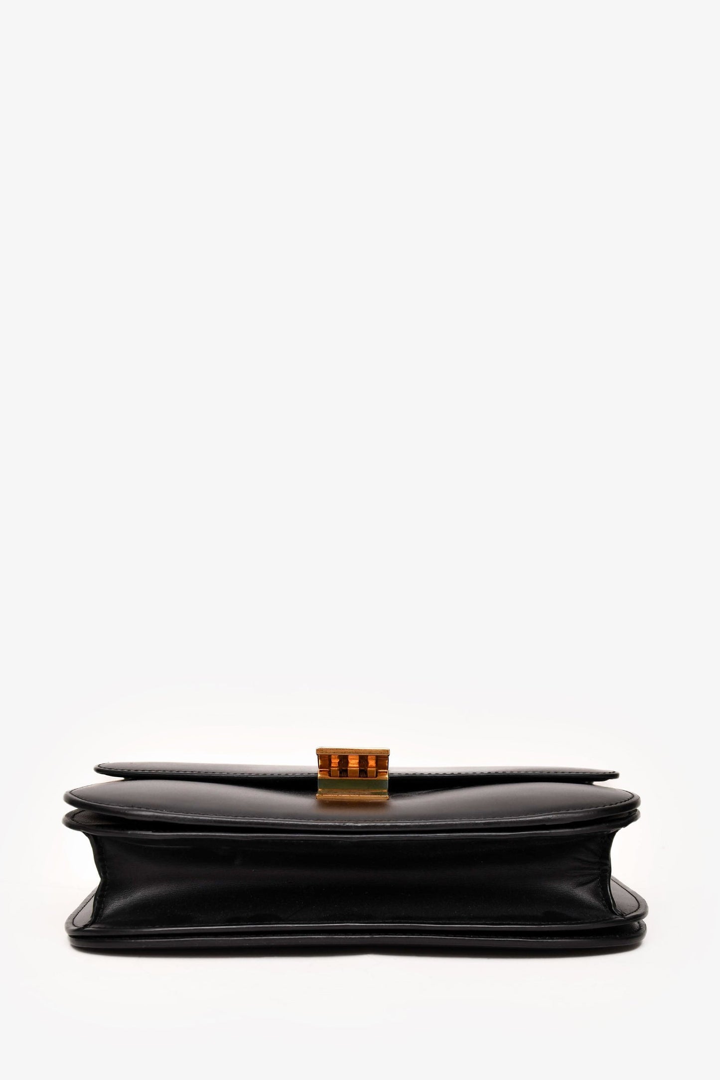 Celine Black Leather Medium Box Crossbody (As Is)