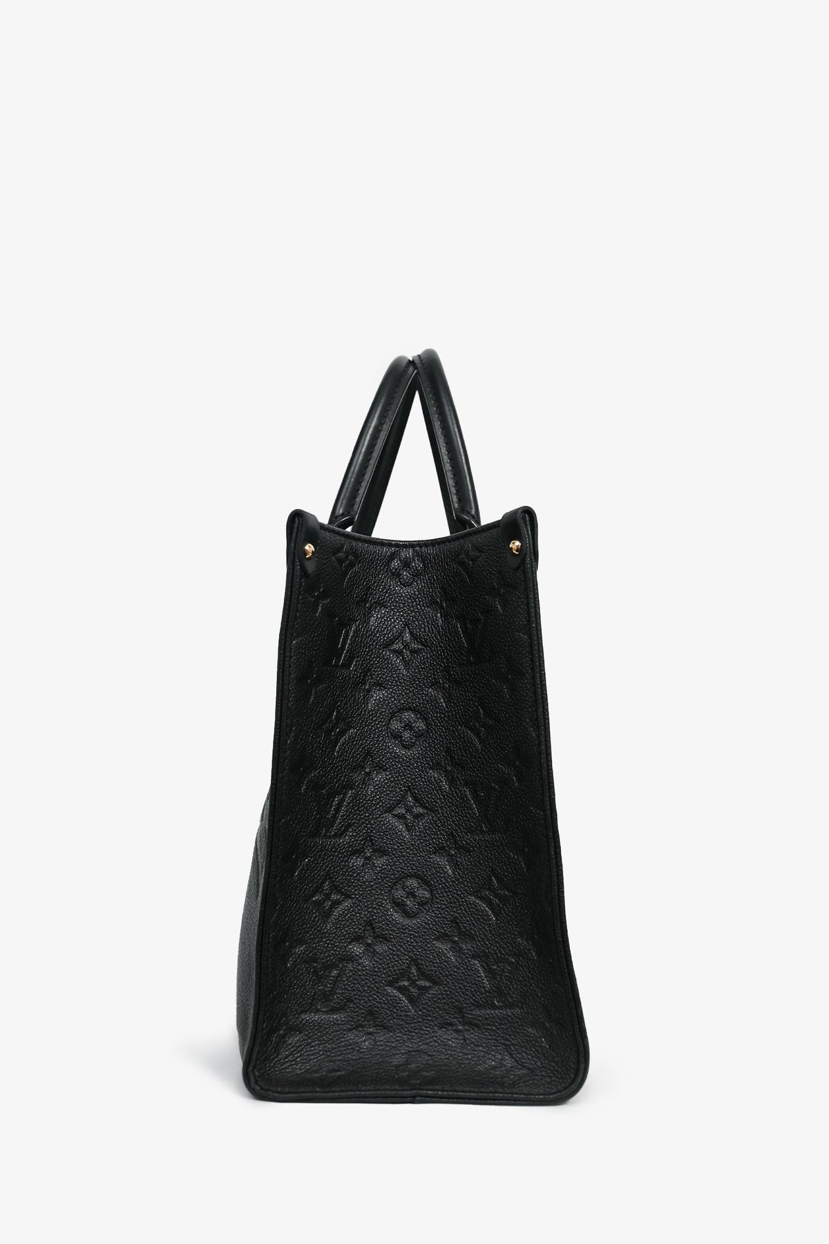 Louis Vuitton Black Monogram Empreinte 'OnTheGo' MM Tote