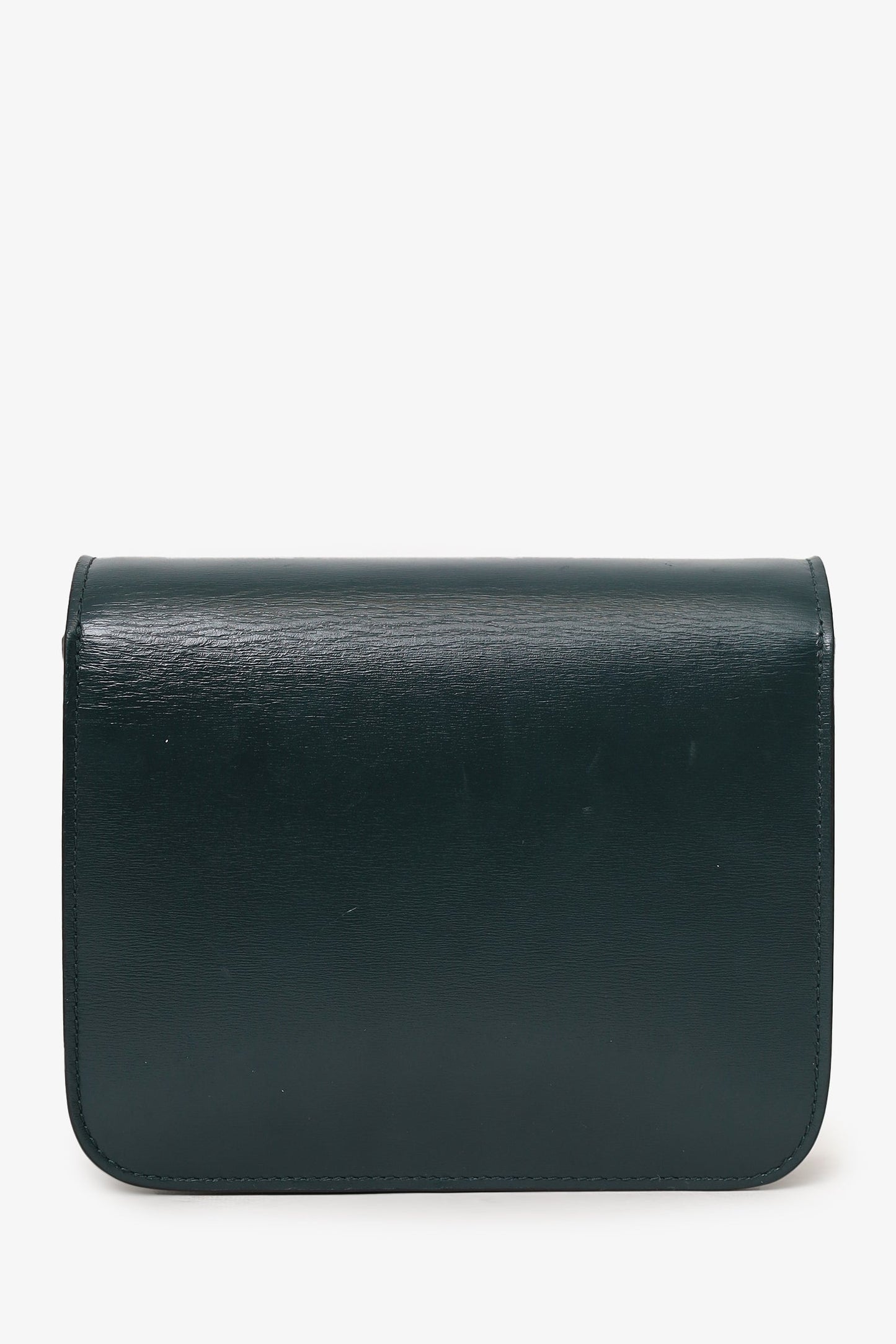 Celine Green Leather Teen Box Bag