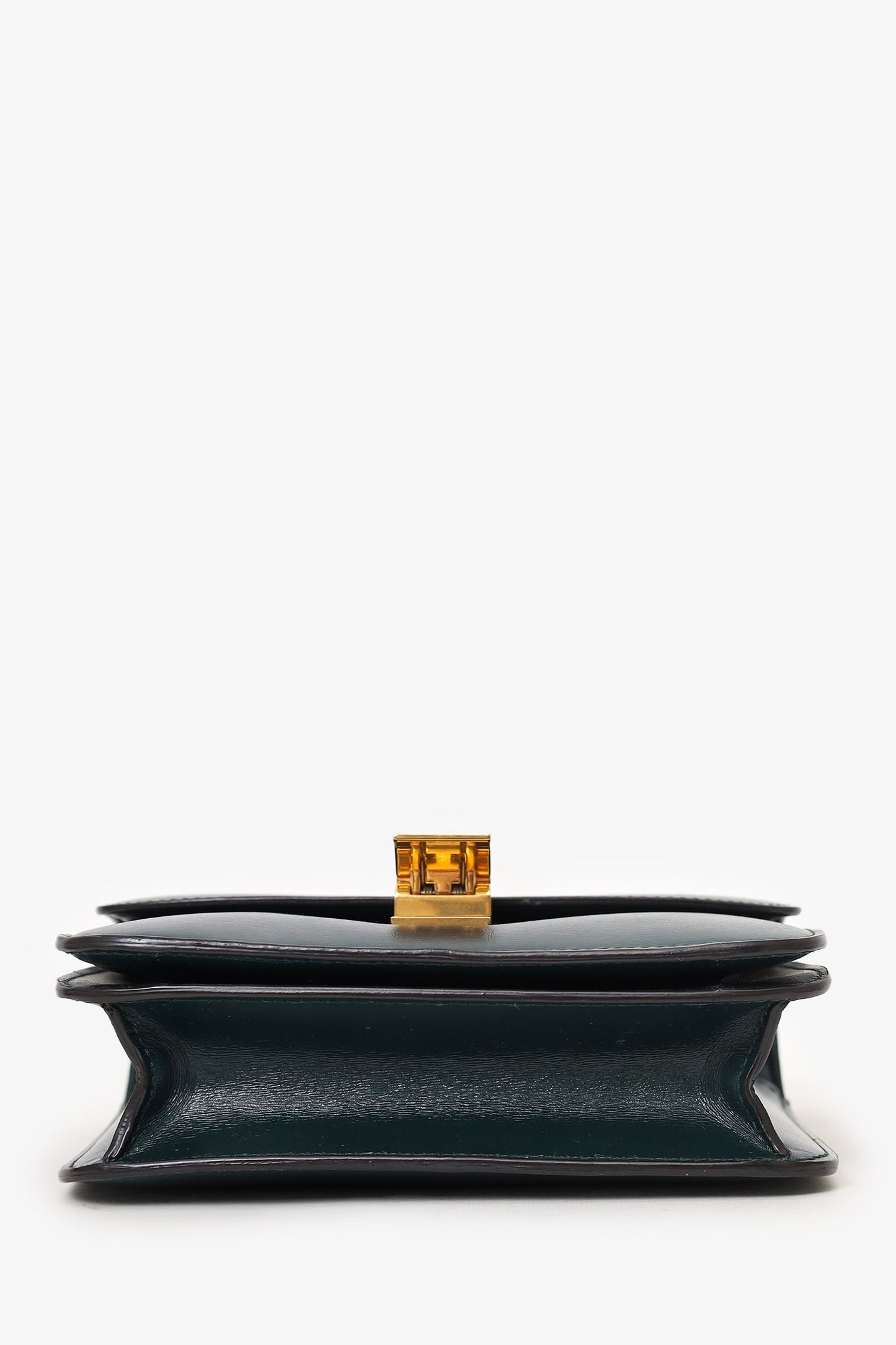 Celine Green Leather Teen Box Bag