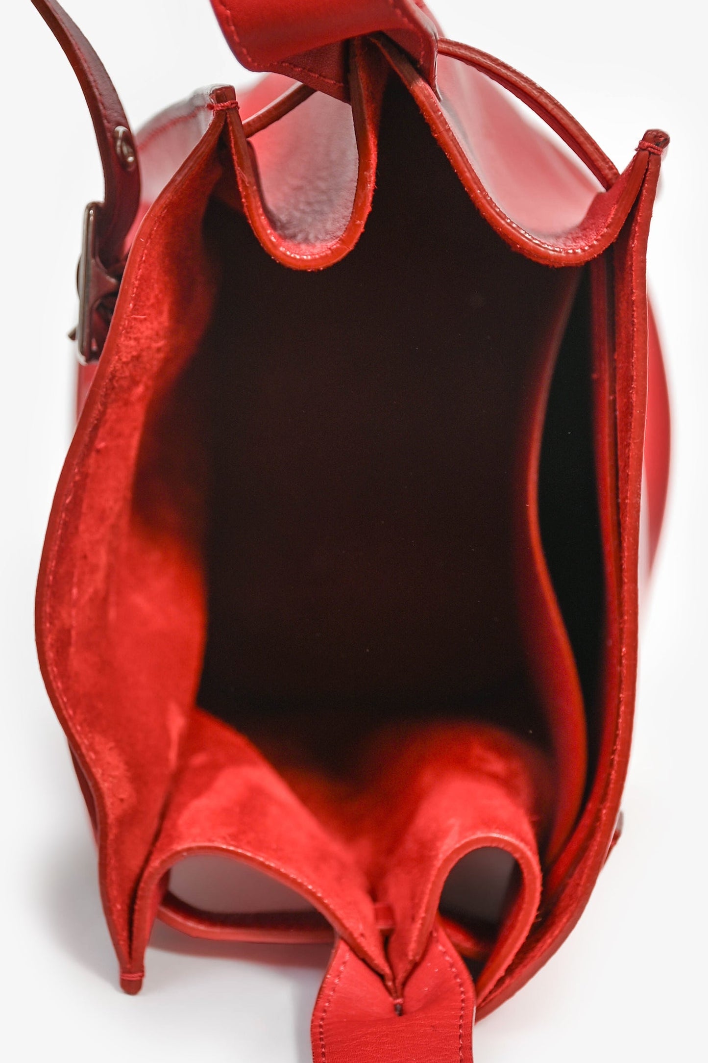 Celine 2017 Red Leather Bucket Bag (As Is)