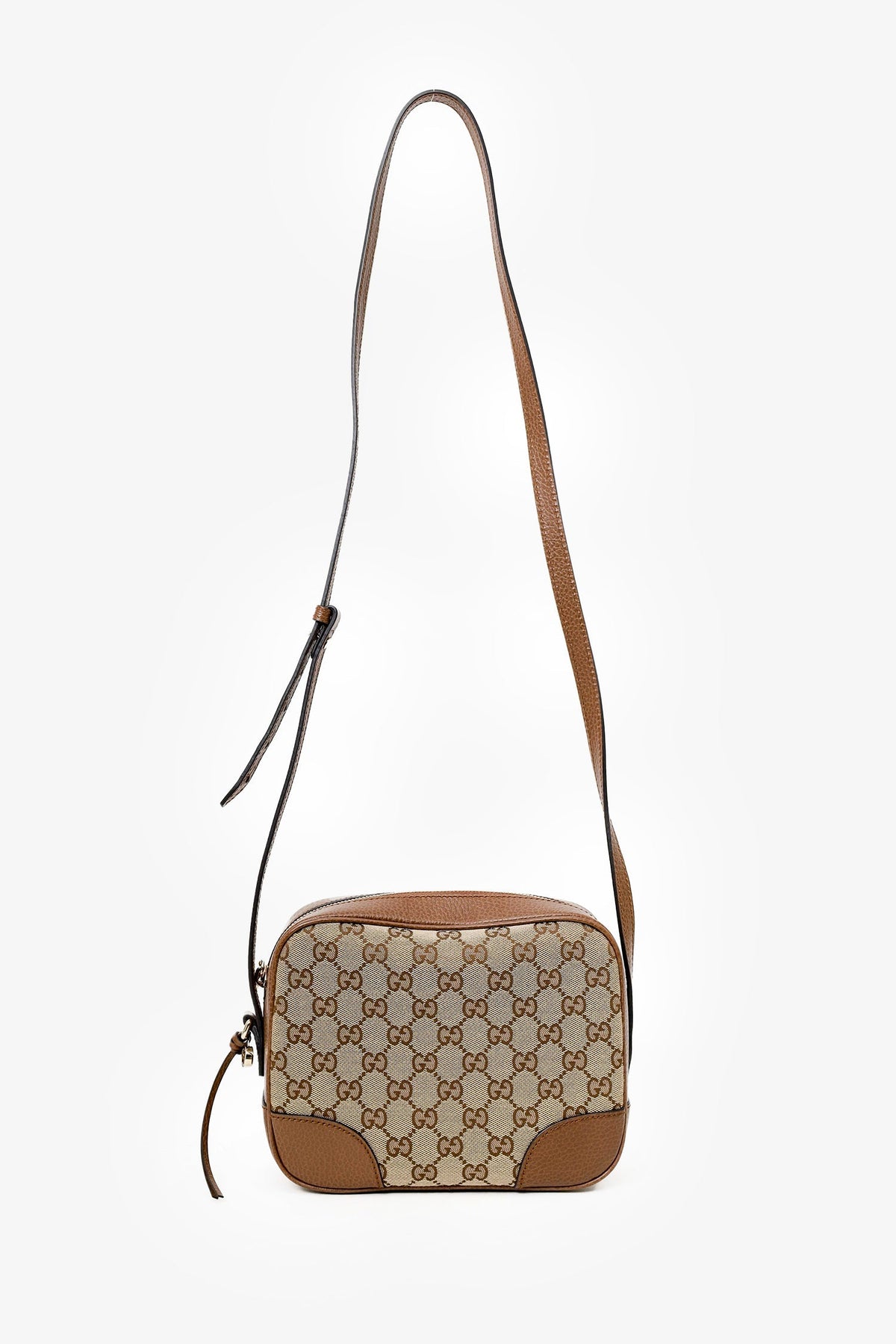 Gucci Brown/Beige GG Canvas Bree Camera Bag