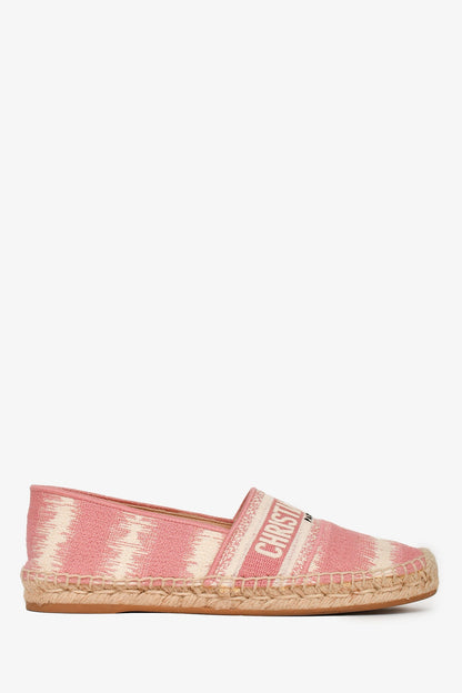 Christian Dior Pink Espadrilles Size 38.5