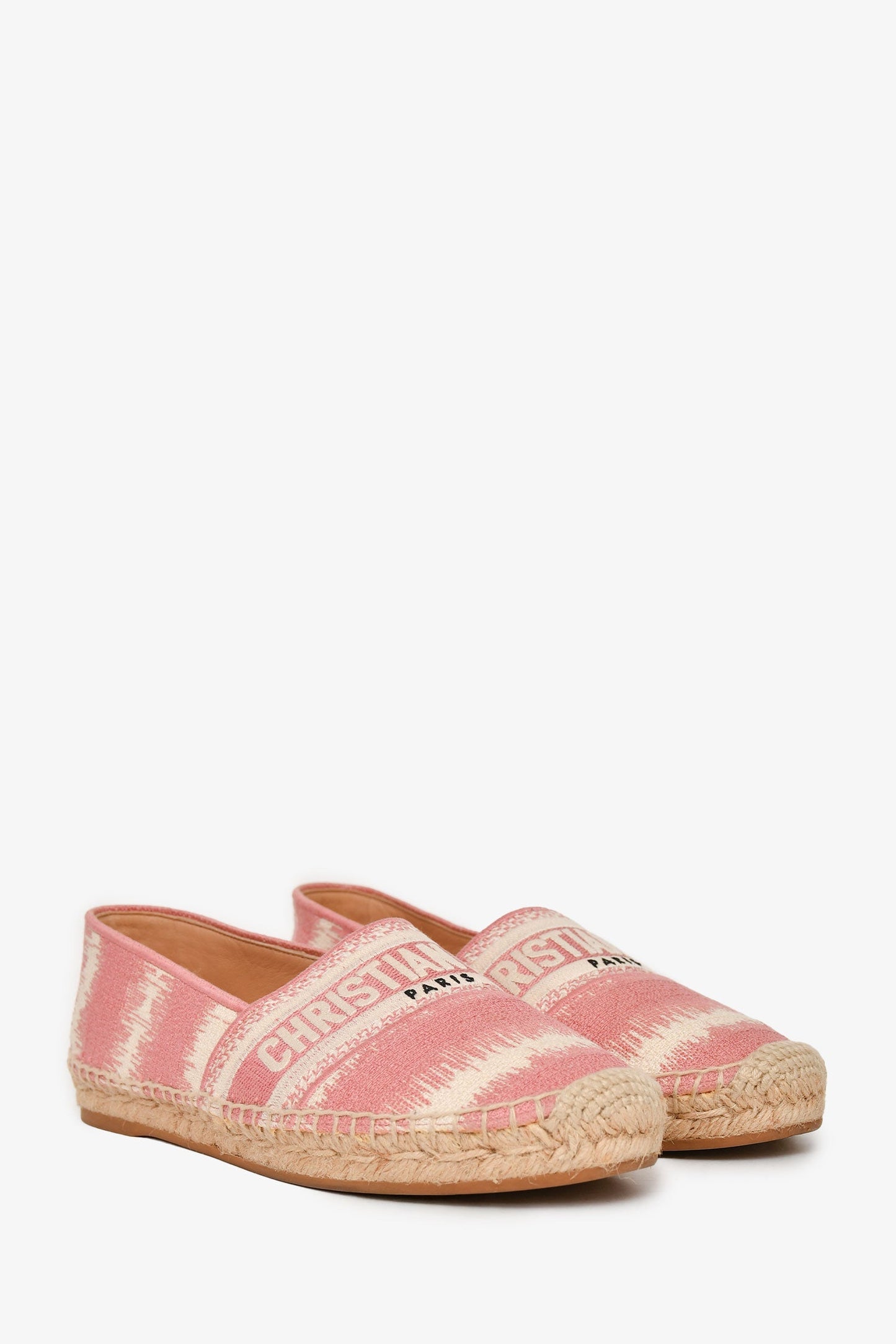 Christian Dior Pink Espadrilles Size 38.5