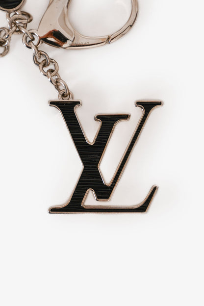 Louis Vuitton Black Epi Bijou Sac Fleur Keychain