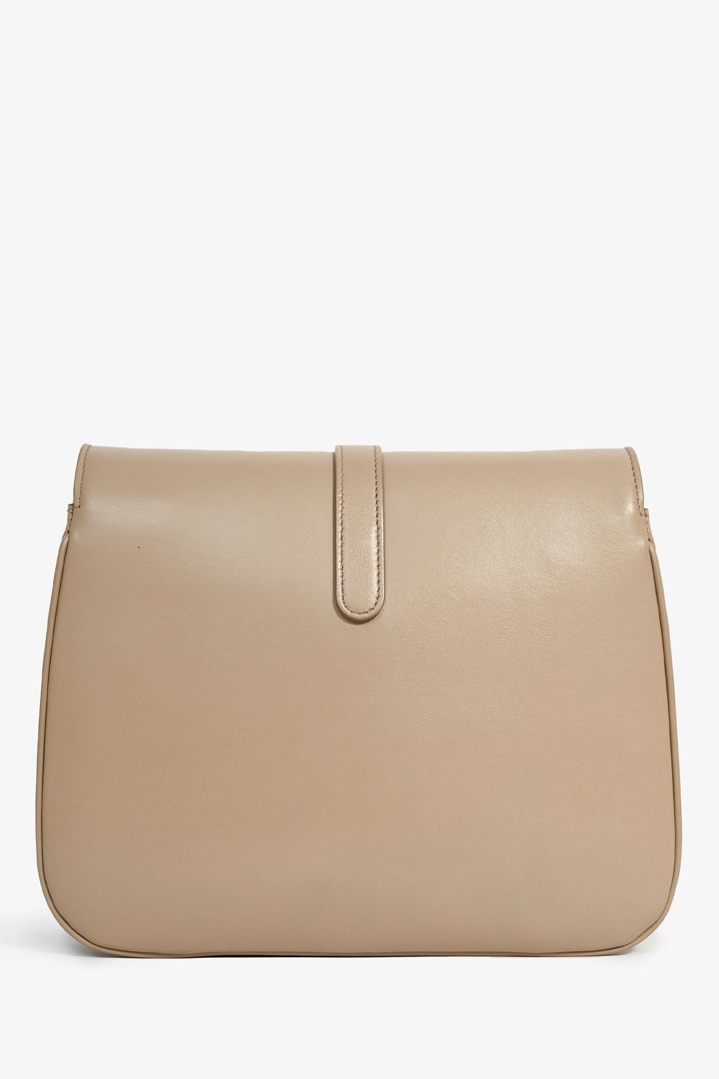 Celine 2022 Beige Leather Medium Tabou Crossbody Bag