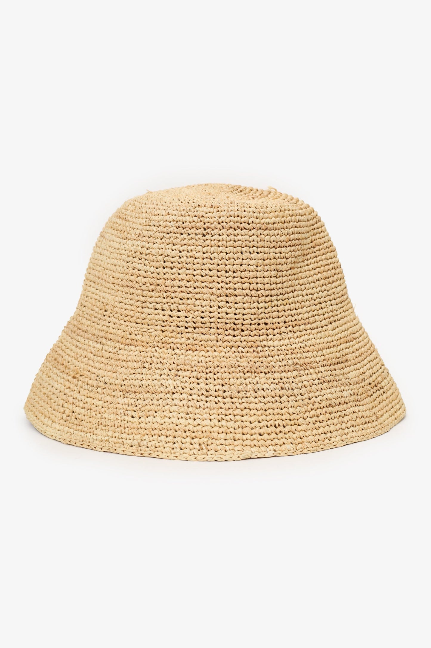 Celine Neutral Logo Crest Raffia Bucket Hat Size S