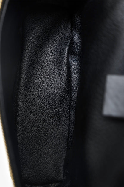 Celine Black/Brown Macadam Cosmetic Bag
