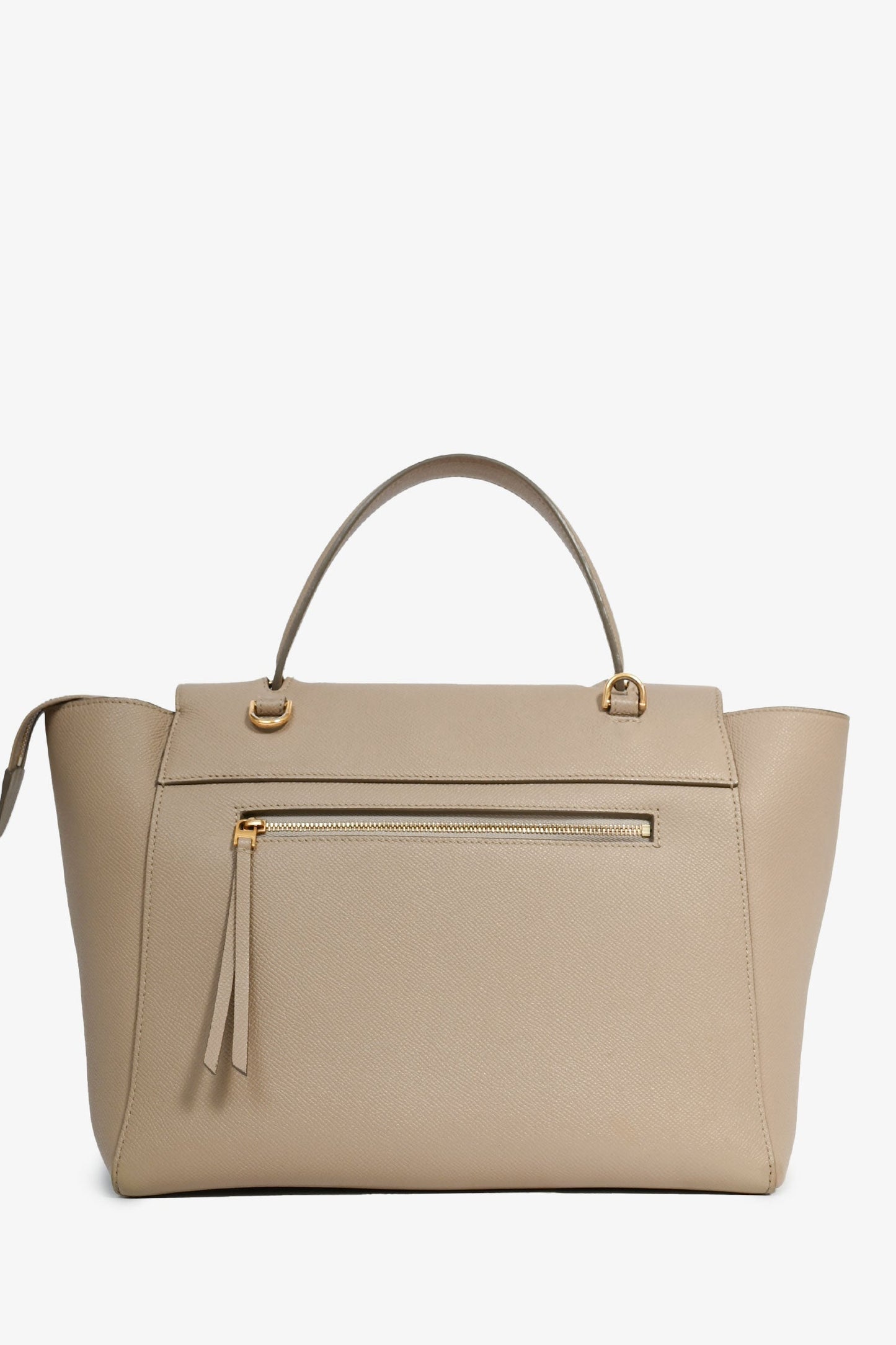 Celine Taupe Leather Mini Belt Bag with Strap
