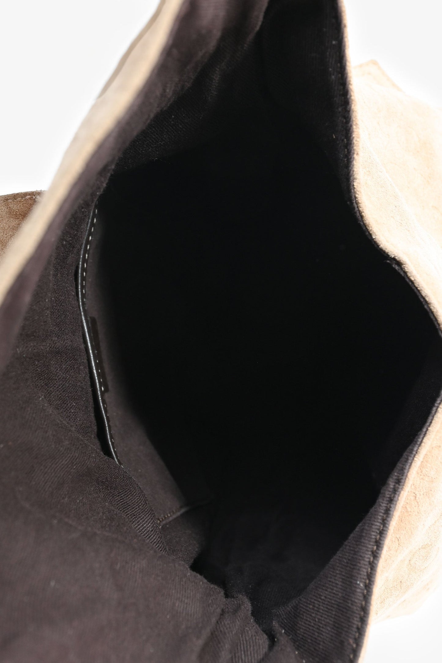 Celine Vintage Beige Suede C Macadam Messenger Bag