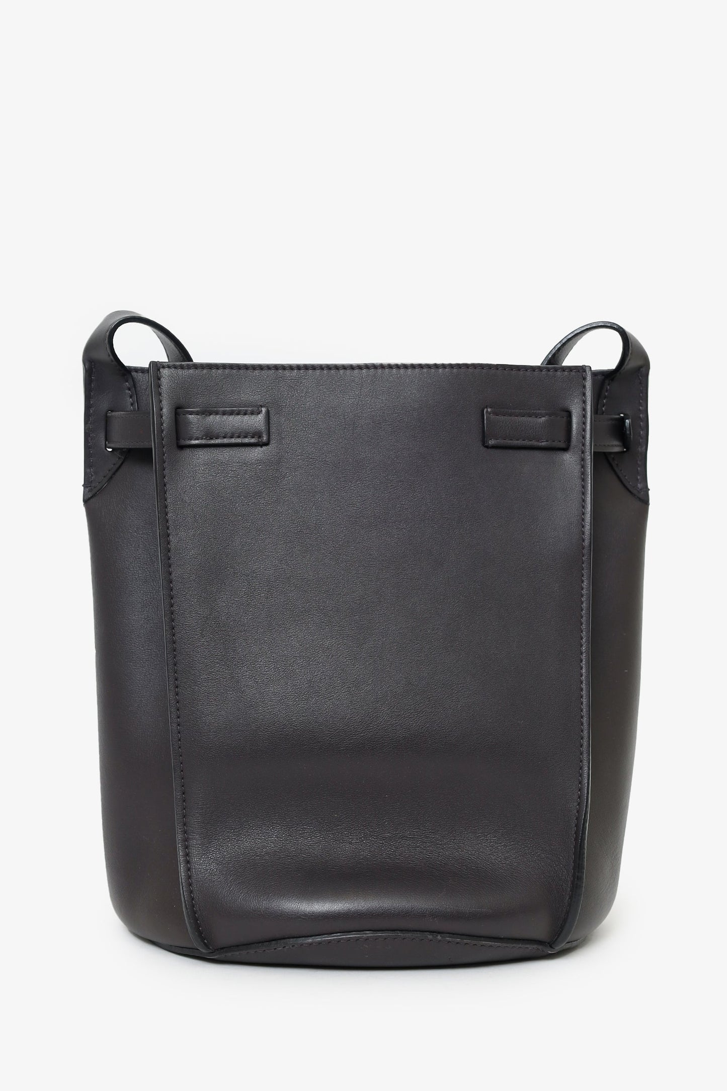 Celine Brown Leather Big Bag Bucket Bag