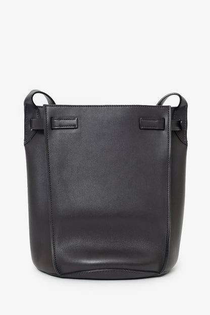 Celine Brown Leather Big Bag Bucket Bag