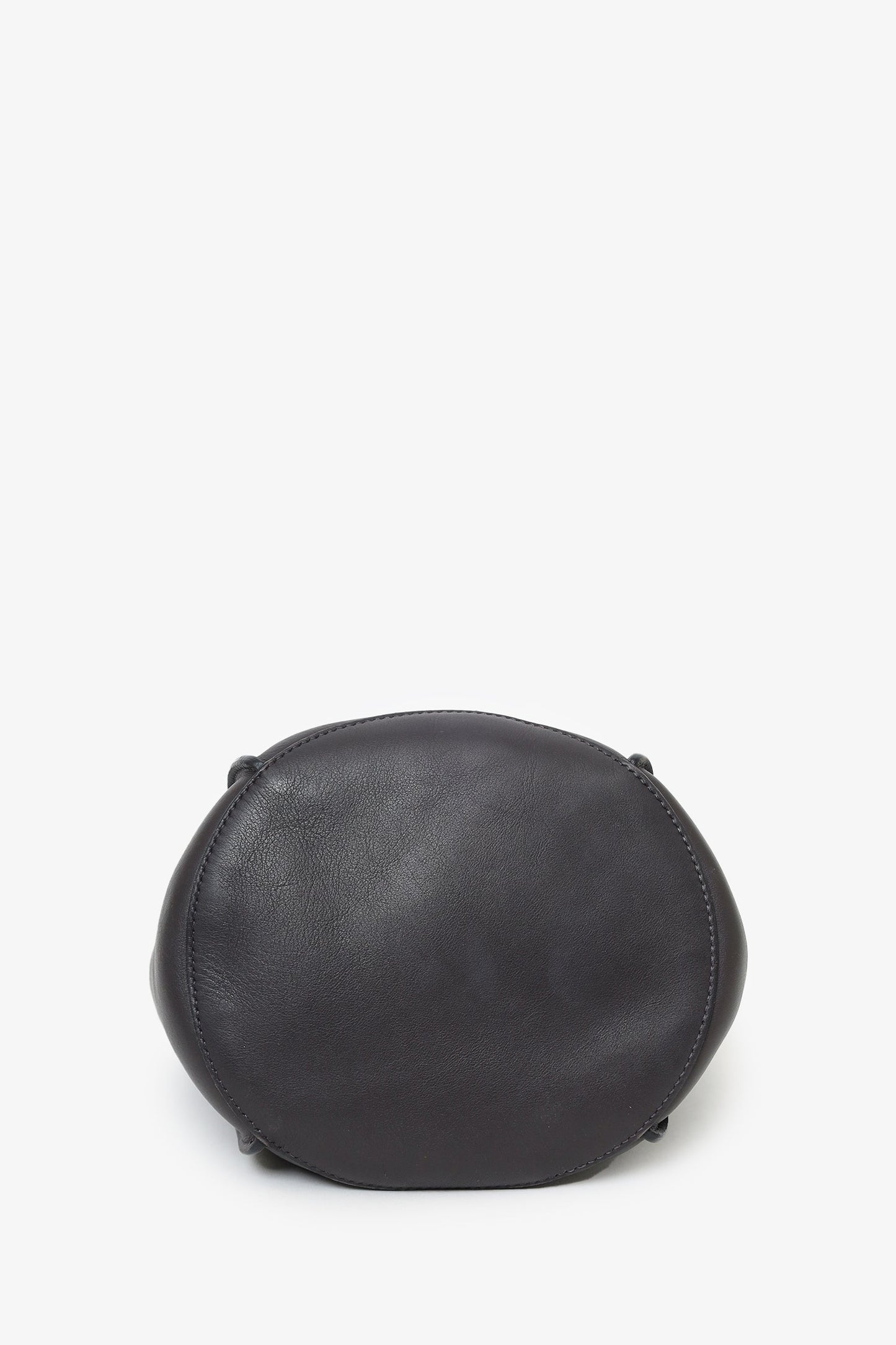 Celine Brown Leather Big Bag Bucket Bag