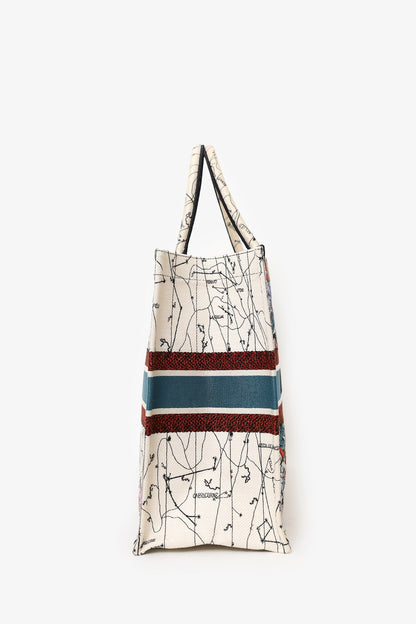 Christian Dior Multicoloured 2021 Large Zodiac Book Tote