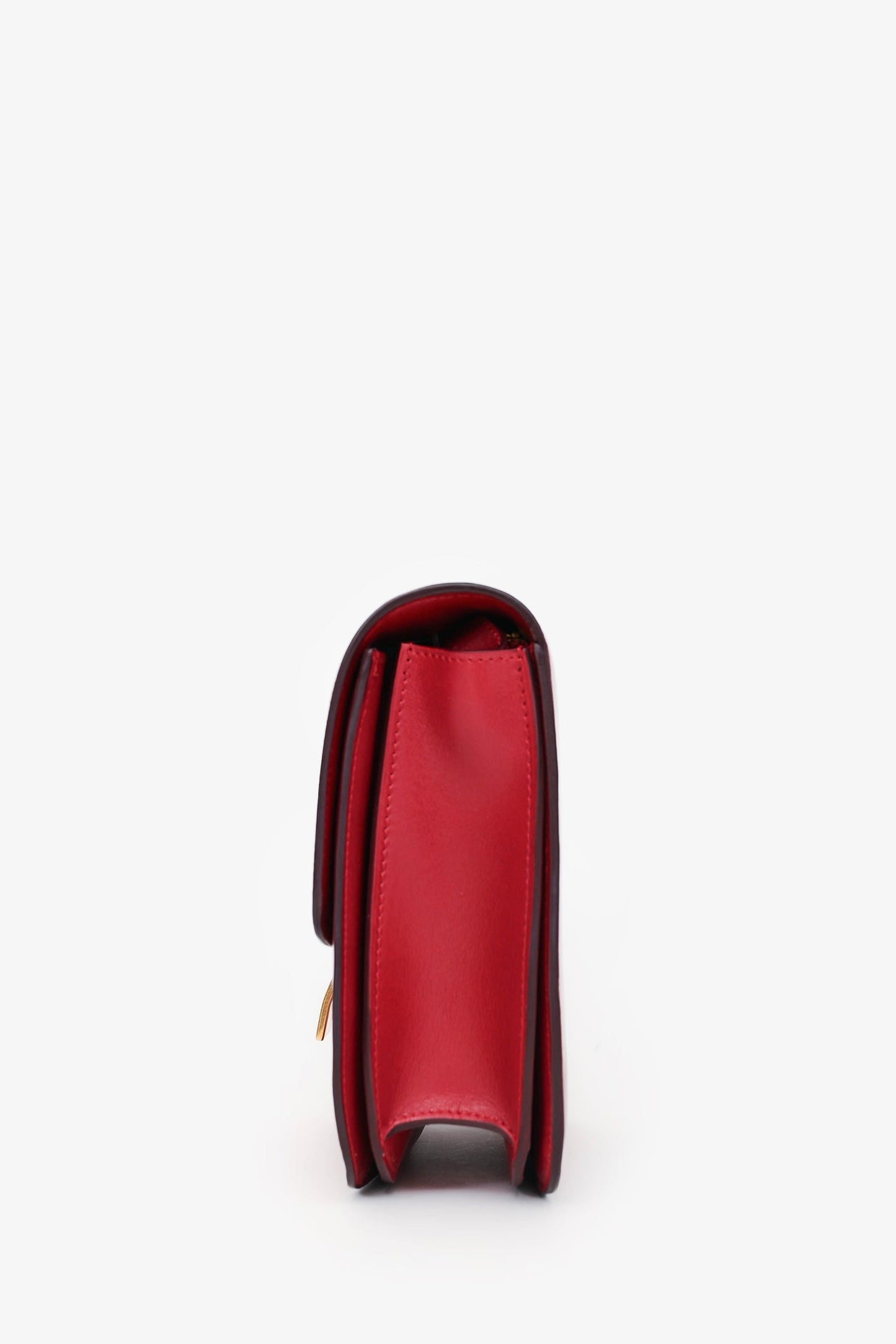 Celine 2012 Red Leather Medium Box Crossbody (As Is)