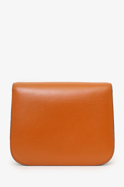 Celine Tan Leather Medium Box Bag