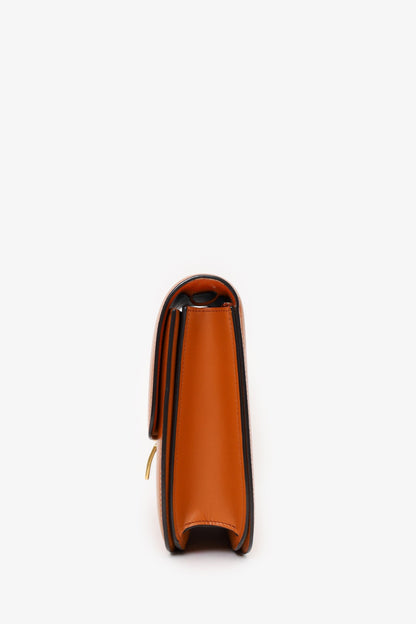 Celine Tan Leather Medium Box Bag