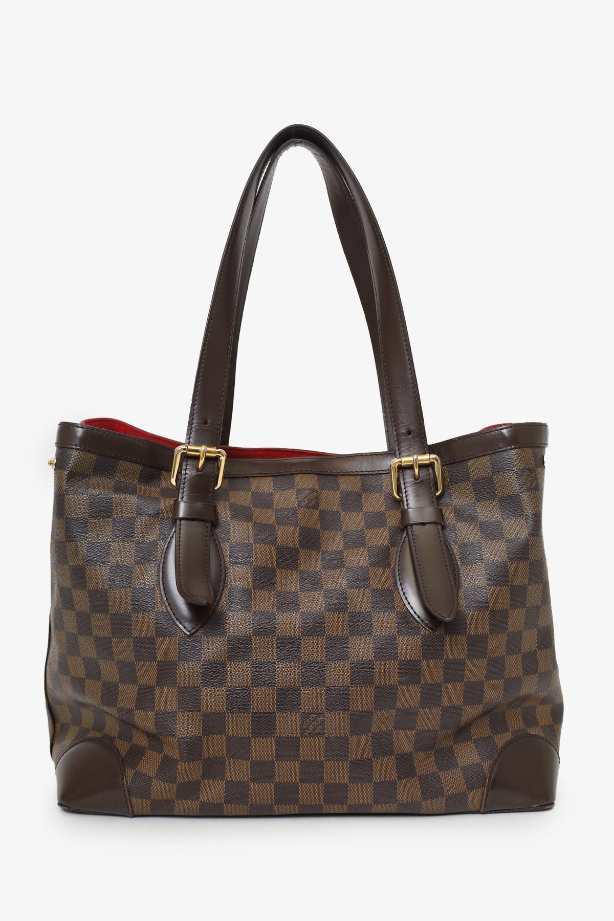 Louis Vuitton Damier Ebene Hampstead Shoulder Bag (As Is)