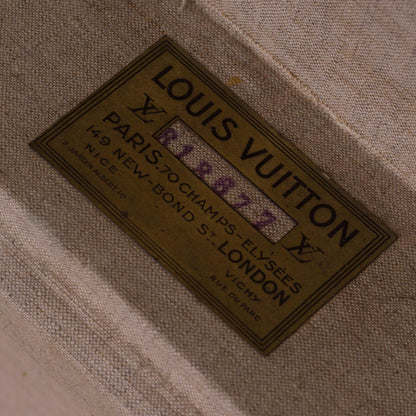 LOUIS VUITTON Rare 75 Suitcase in brown monogram canvas