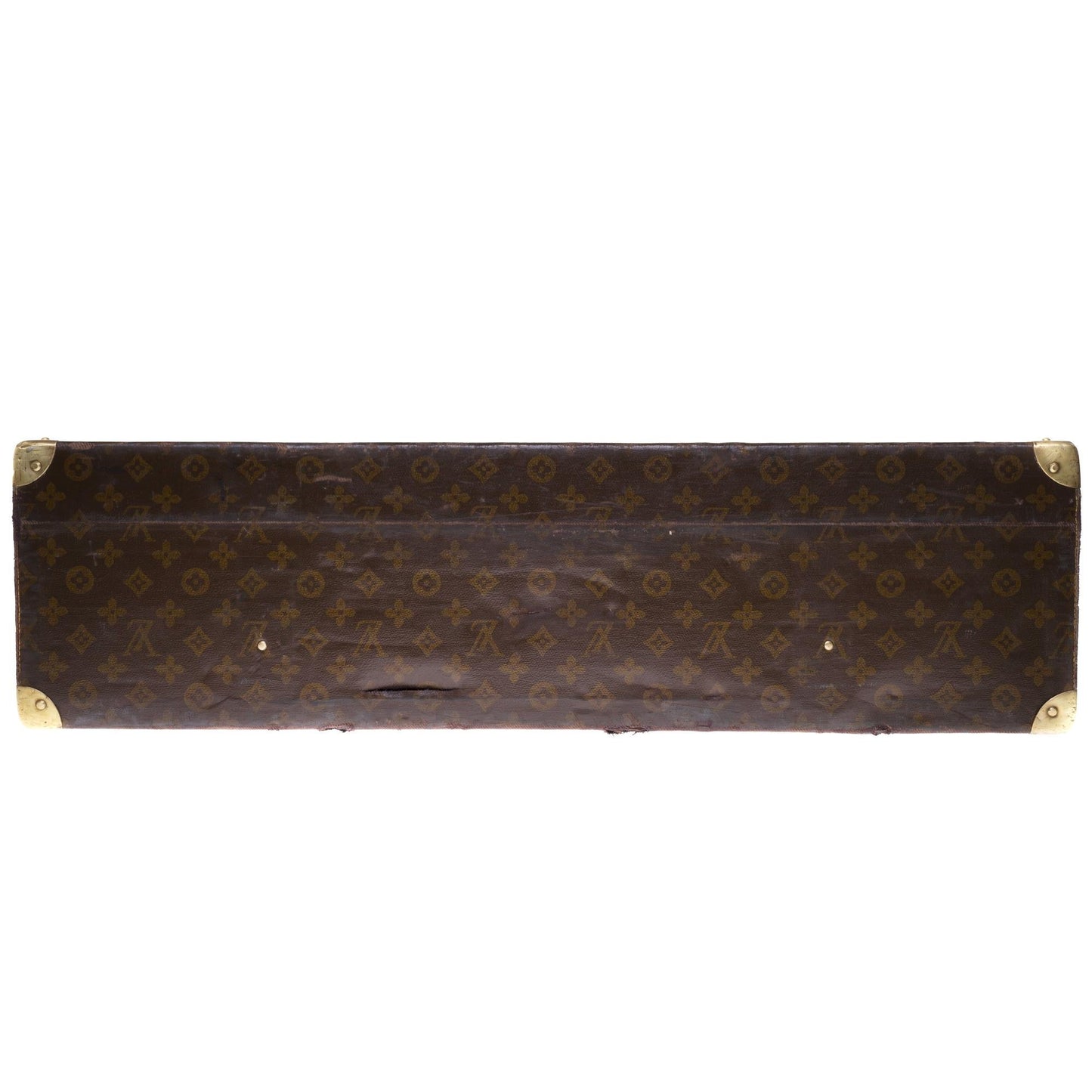 LOUIS VUITTON Rare 75 Suitcase in brown monogram canvas