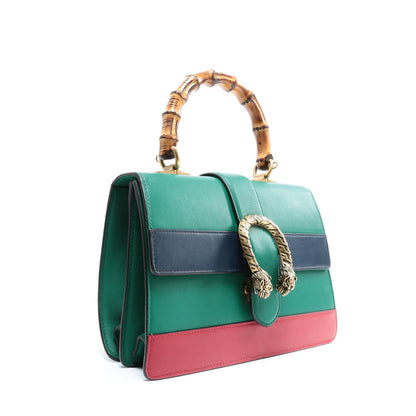 GUCCI Dionysus Medium Bamboo Top Handle - Green