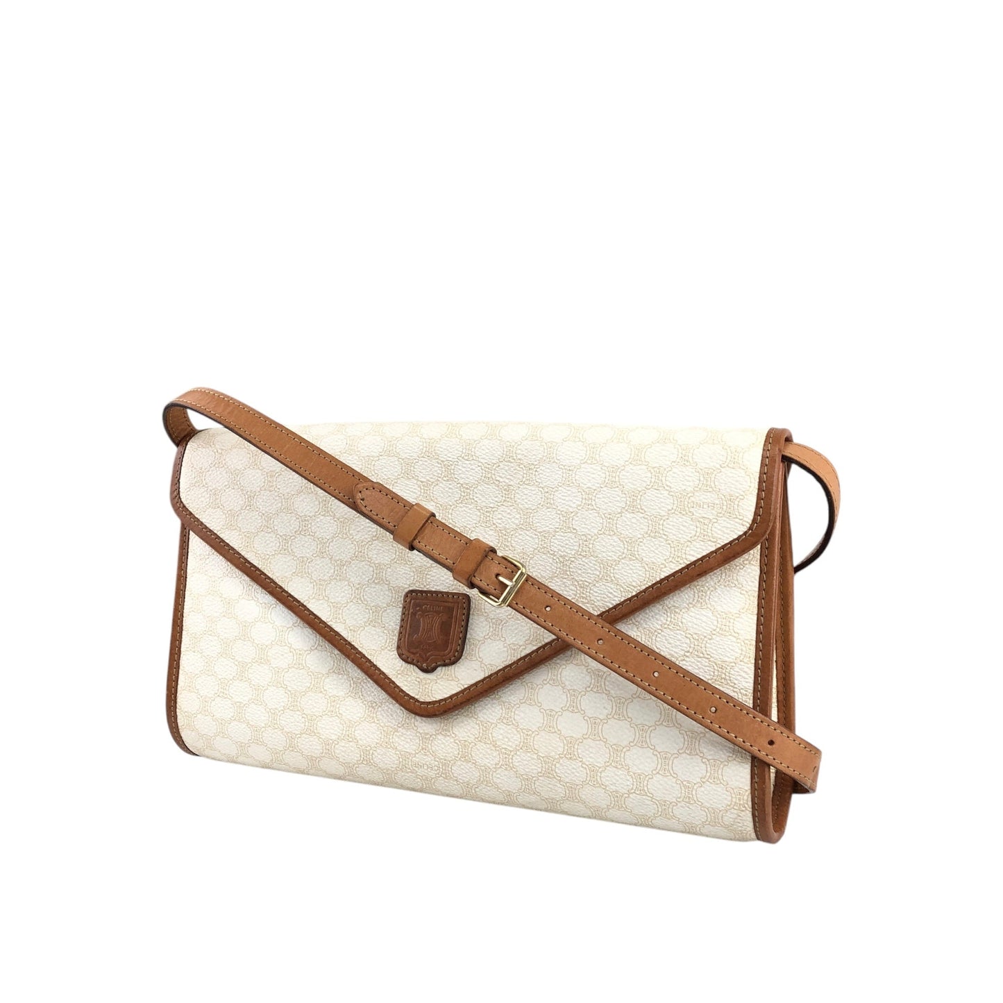 CELINE  Shoulder bag White Vintage j56zbi