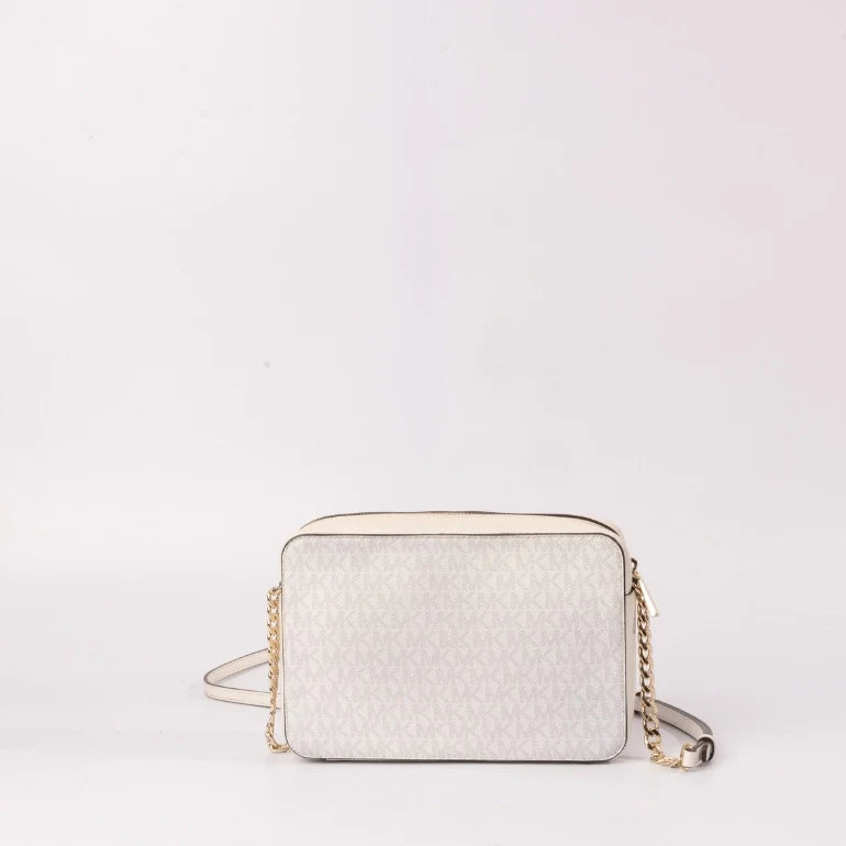 Michael Kors Jet Set Logo Stripe Camera Crossbody Bag