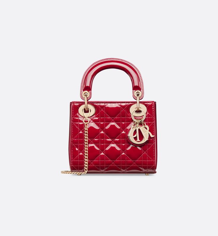 Mini Lady Dior Bag black with chain