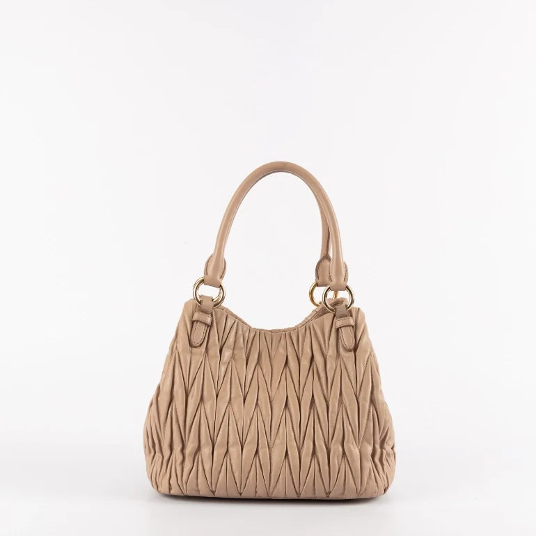 Miu Miu Matelassé Leather Shoulder Bag