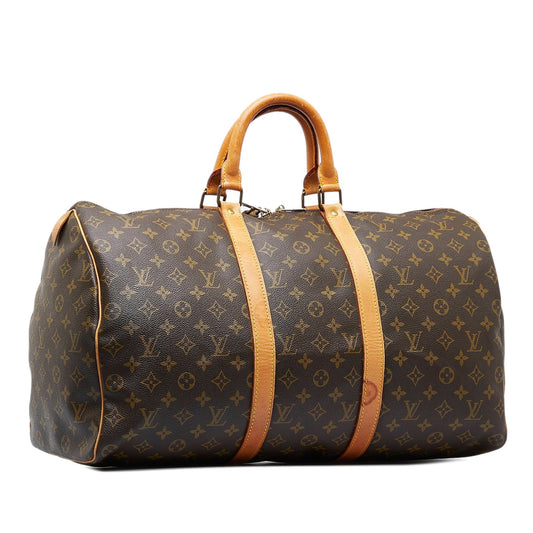LOUIS VUITTON Monogram Keepall 50 Travel Bag